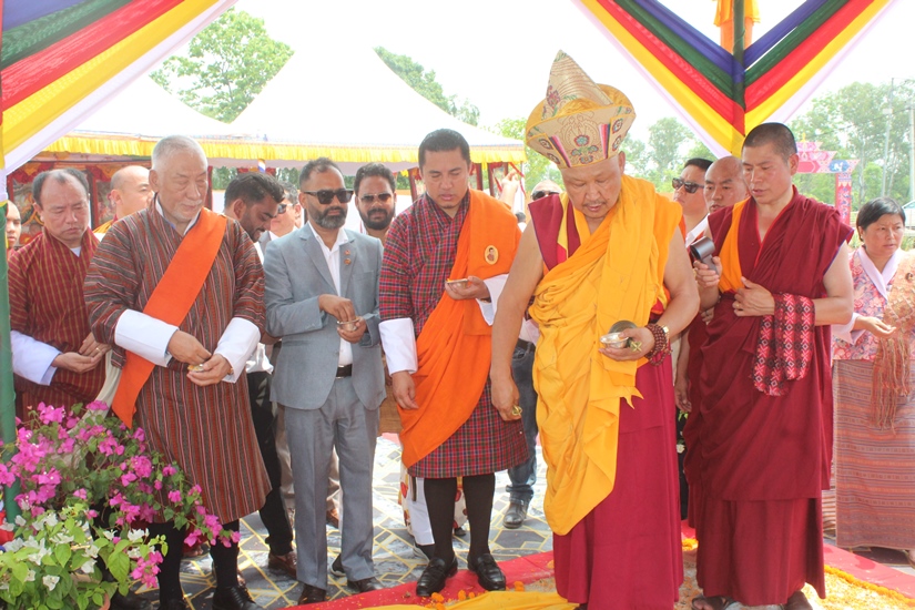 लुम्बिनीमा भुटानी गुम्बा निर्माण सुरु, नेपाल–भुटान सम्बन्ध थप प्रगाढ हुने विश्वास
