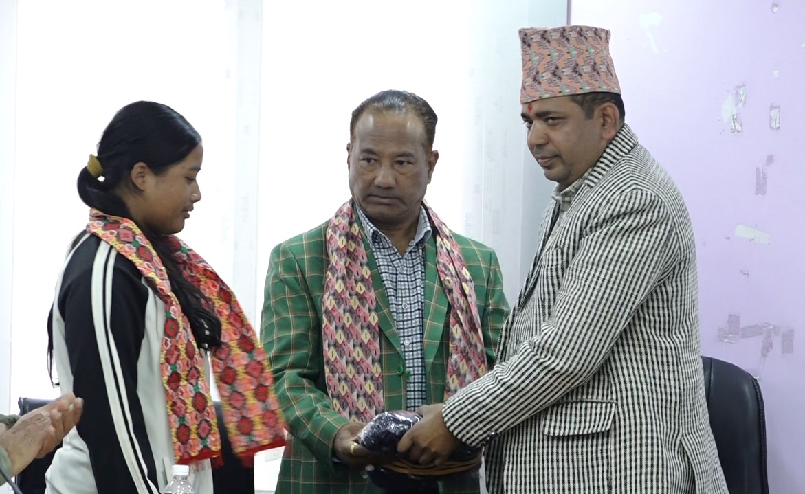 भारत जाने वादोरियो  कराते खेलाडीको विदाई