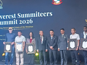 एभरेष्ट समिटर्स समिटमा १७६ आरोहीलाई सम्मान