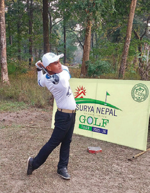 सूर्य नेपाल इस्टर्न ओपनमा निरजलाई ३ स्ट्रोकको अग्रता