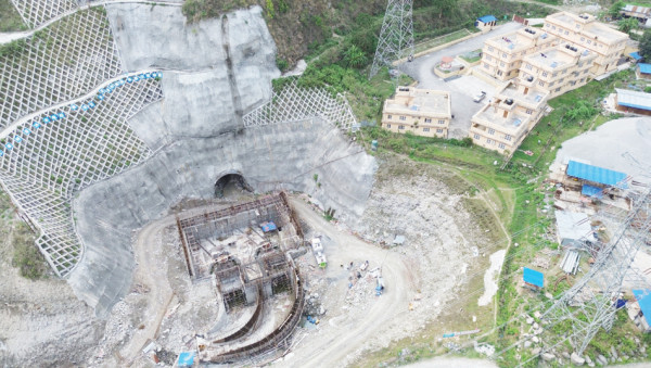 माथिल्लो त्रिशूली थ्री ‘बी’को निर्माण ७७ प्रतिशत पूरा