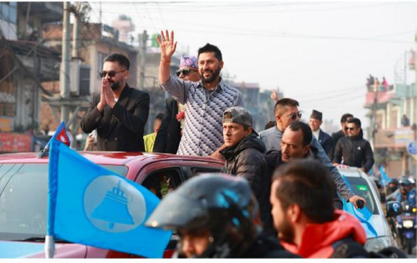 रास्वपाको काठमाडौंमा ‘रोड शो’