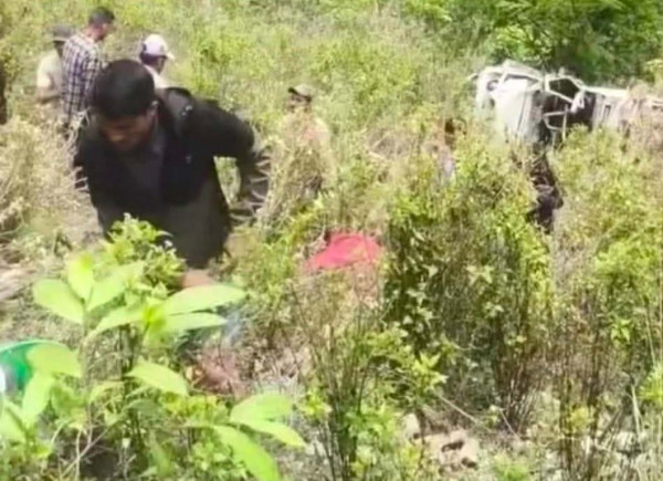 दैलेखमा जिप दुर्घटना, तीनको मृत्यु, पाँच जना घाइते