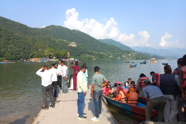 दुई दिनको बिदाले पर्यटकीय गन्तव्य चलायमान