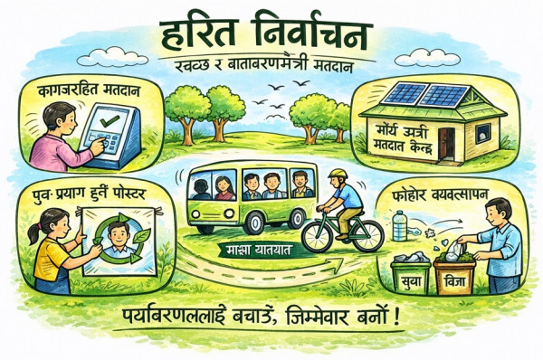 हरित निर्वाचनको नयाँ अभ्यास