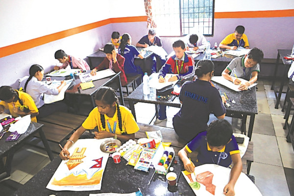 अरुणिमामा बाल चित्रकला प्रतियोगिता