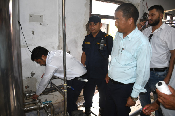 पानी उद्योगमा शिलबन्दी