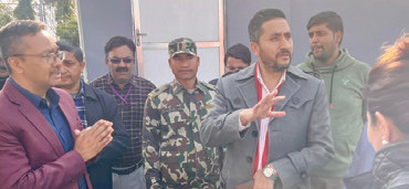 मन्त्री खरेलद्वारा एनसेलको पोखरा डाटा सेन्टर अवलोकन