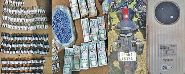 लागू–औषधसहित तीनजना पक्राउ