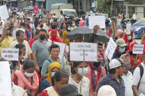 बुटवलका सुकुम्वासीको माग ‘विकल्प देऊ’