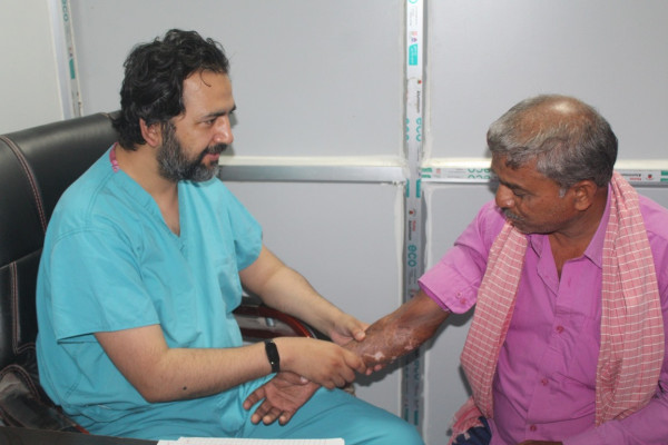 नबिल निःशुल्क जलन शिविरमा १५० जनाको उपचार