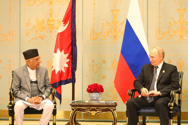 ओली–पुटिन भेटवार्ता : सिधा हवाई उडानको प्रस्ताव