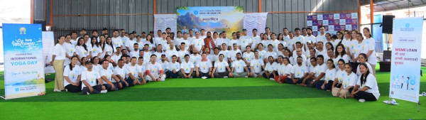 योग दिवसमा एसबिआई बैंकद्वारा सातै प्रदेशमा कार्यक्रम