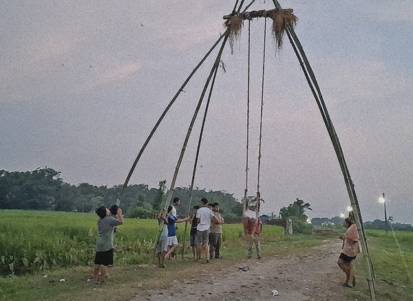 लिंगे पिङ हाल्ने परम्परा हराउँदै, मौलिक संस्कृतिको जगेर्नामा चासो