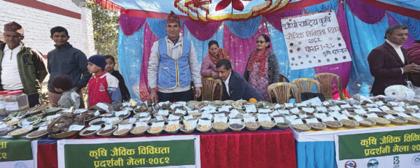 एकै थलोमा ३५० रैथाने कृषि प्रजातिको प्रदर्शनी