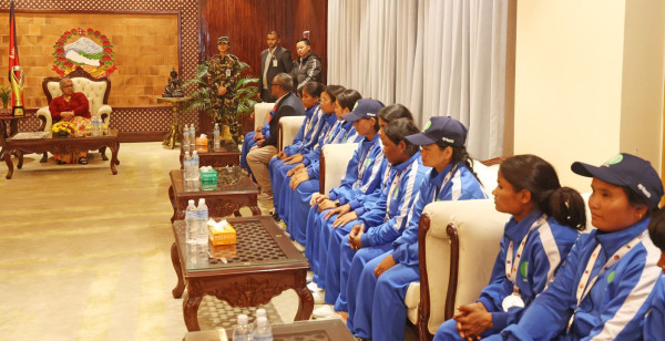 प्रधानमन्त्री दृष्टिविहीन महिला टी–२० विश्वकप टोलीबाट खुसी