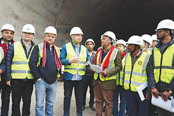 सिद्धबाबा सुरुङ निर्माण ६५ प्रतिशत सकियाे