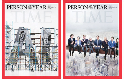 एआईका डिजाइनरहरू ‘टाइम’ वर्ष व्यक्ति