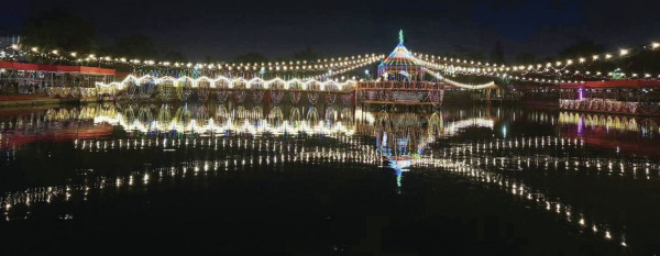 पर्सामा बत्तिले सिंगारियो छठ घाट