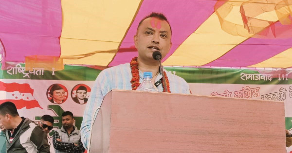 पाँच वर्ष कांग्रेसलाई देश चलाउन दिए बिनादुर्घटना अगाडि बढाउने सभापति थापाको प्रतिबद्धता