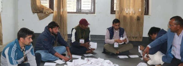 समानुपातिकतर्फको मतगणना जारी, साढे ५० लाख मतसहित रास्वपा अगाडि, अरुको कति ?