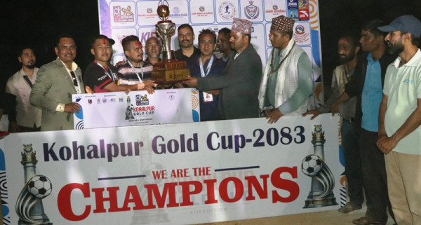 गोल्डकप उपाधि रेसिङ साहारा क्लबलाई