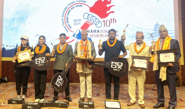प्रदीप र नारायणी वर्ष उत्कृष्ट खेलाडी