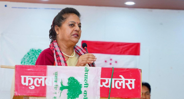 इमान्दार नेता र नेतृत्वलाई मतदान गरौँ : पुष्पा भुसाल