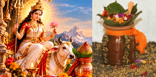 नवरात्रको पहिलो दिन आज घटस्थापना, शैलपुत्रीको पूजा गरिँदै