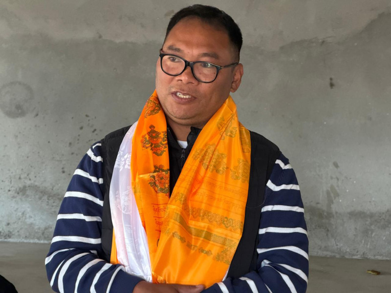 संखुवासभा भोटे गुम्बा निर्माणका लागि प्रख्यात हिमाल आरोही मिङ्मा शेर्पाको ५ लाख सहयोग