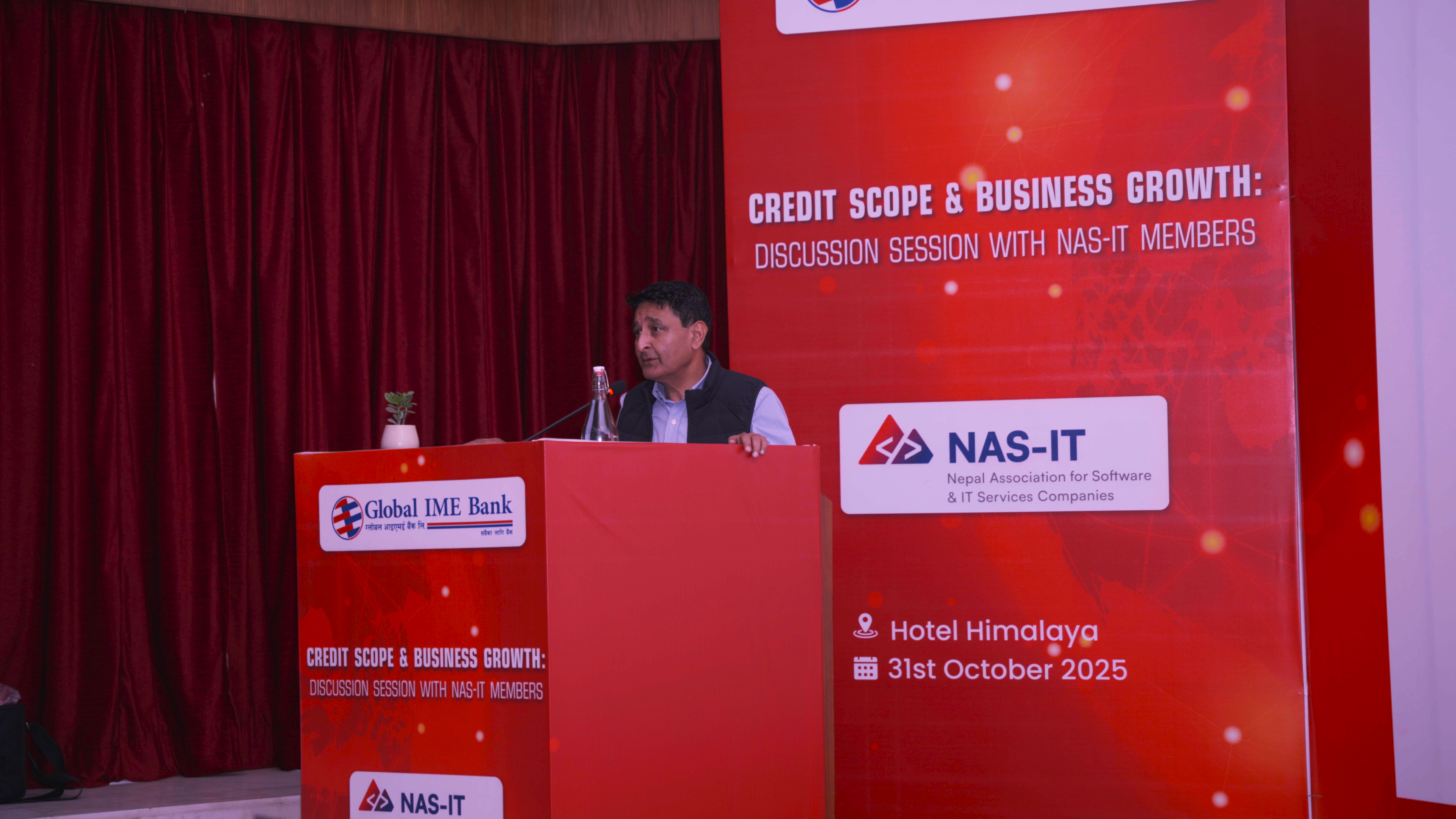 ग्लोबल आइएमई र नास–आईटीबिच अन्तरक्रिया