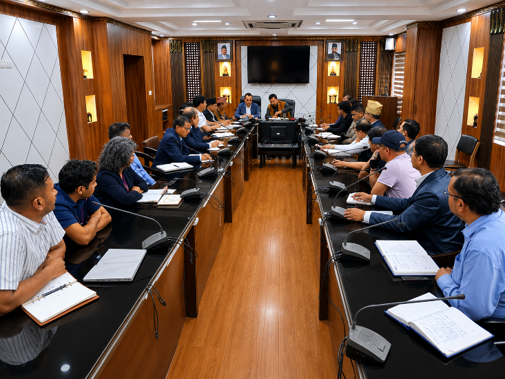 उपत्यकाका अस्तव्यस्त तार साउन दोस्रो साताभित्र व्यवस्थापन गरिसक्न निर्देशन