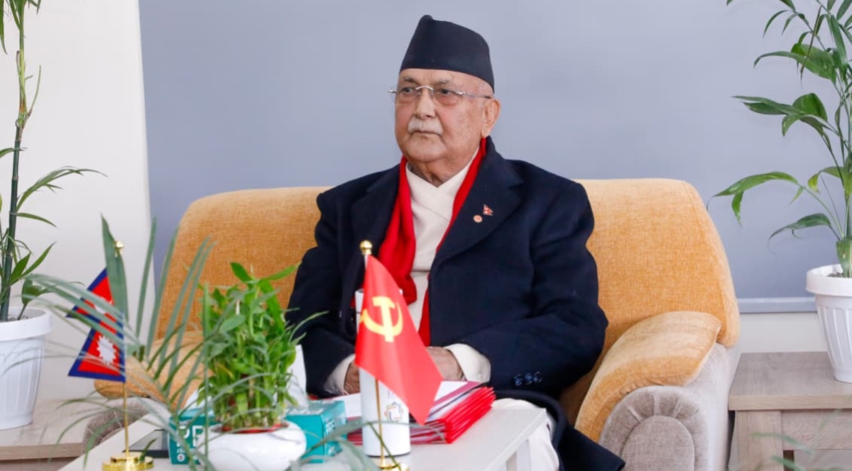 नेपालको भूमिमा कुनै पनि बहानामा युद्ध र विनाशको छाया नपरोस् : ओली