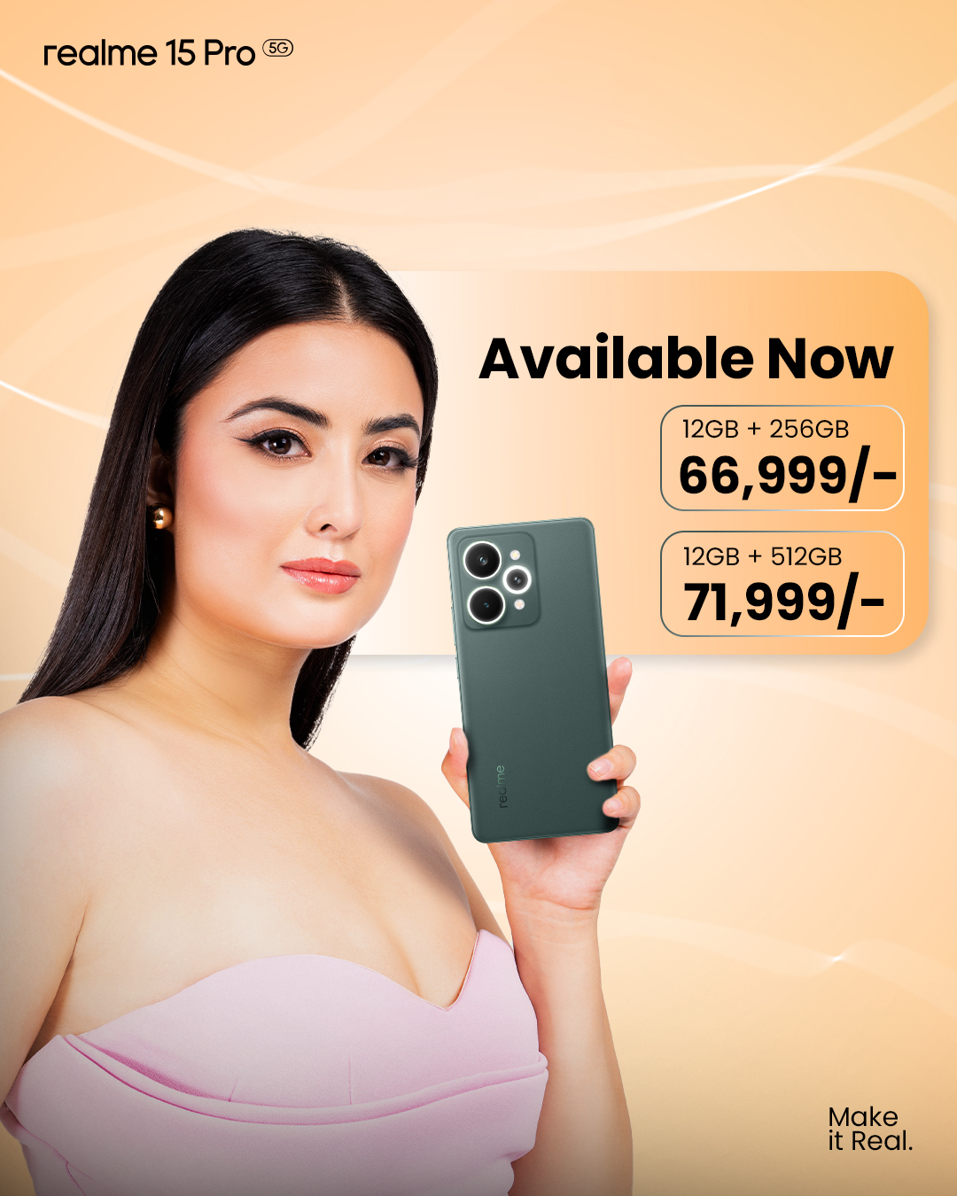 रियलमी १५ प्रो ५जी बजारमा