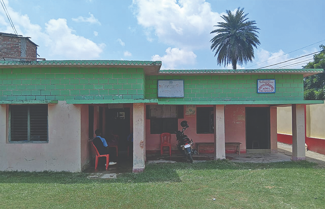 स्वास्थ्य चौकी उद्घाटन नहुँदै प्रयोगविहीन 