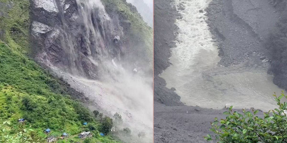 चौलानी नदी आंशिक थुनिएपछि मुख्यमन्त्री भट्टको चासो, सतर्क रहन निर्देशन