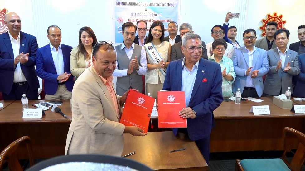 चेम्बर र एनआरएनएबीच लगानी, व्यापार तथा आर्थिक सहकार्य विस्तारमा समझदारी