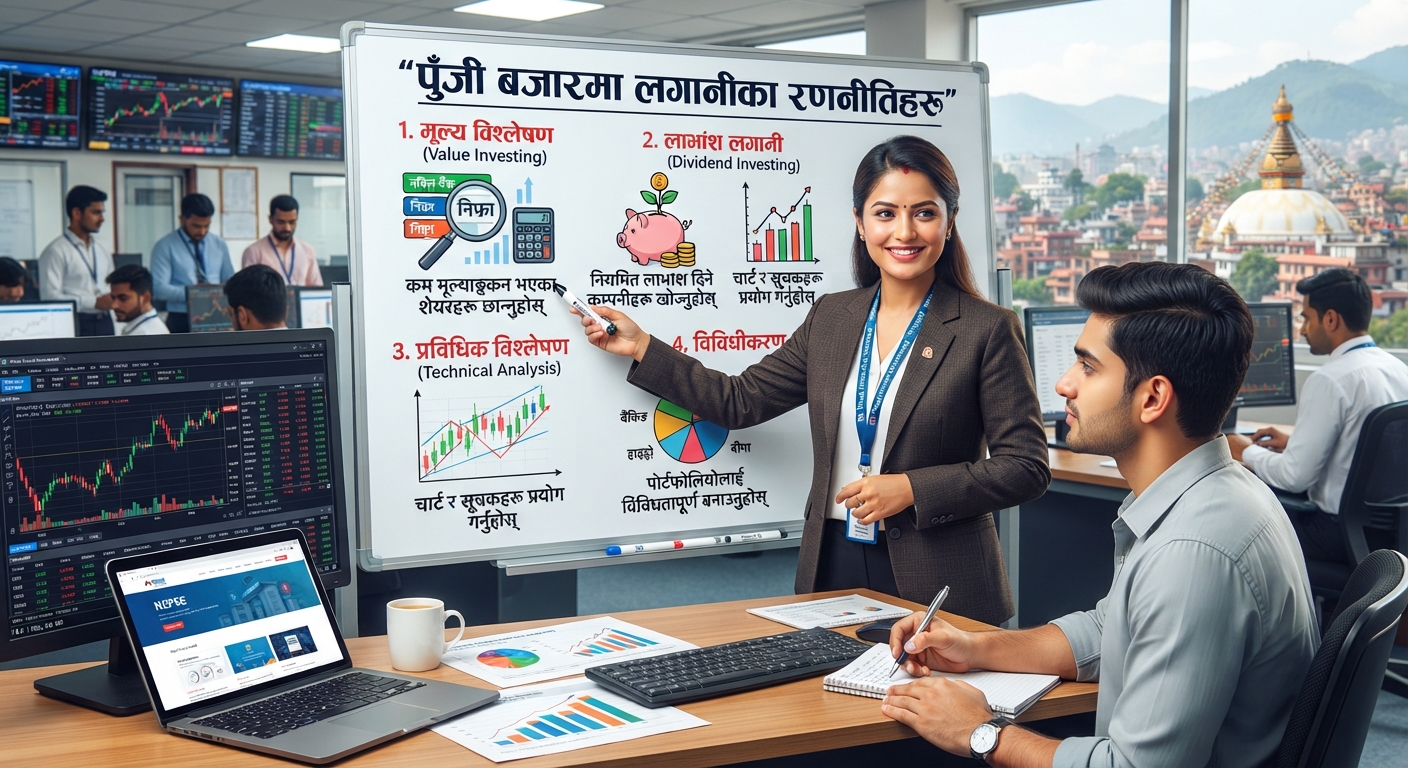पुँजी बजारमा लगानीका रणनीति