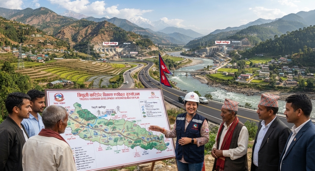त्रिशूली करिडोर विकासमा एकीकृत गुरुयोजना