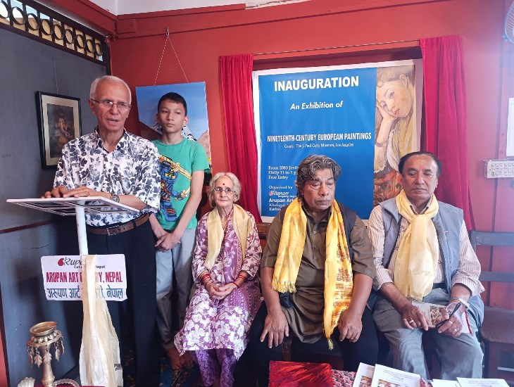 १९औं शताब्दीका युरोपेली कला प्रदर्शनी सुरु
