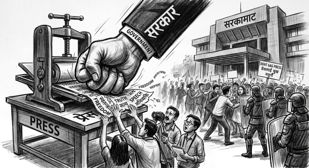 मिडियामाथि सरकार कठोर